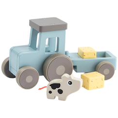 Jouet-Tracteur en bois pour enfant