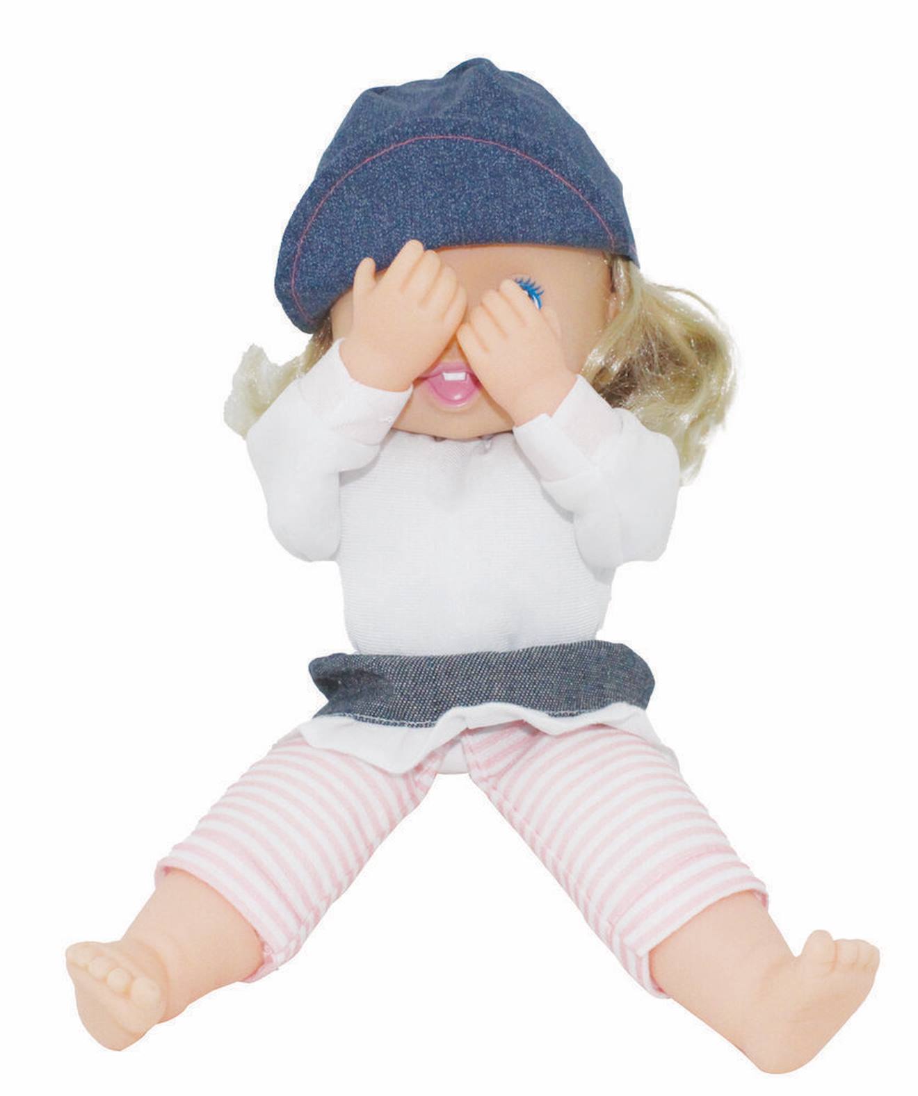 Poupée Bambolina Coucou-caché 36cm Rose Clair (Pioupiou Et Merveilles) - Image 1