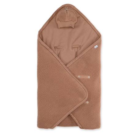 Nid d'ange bébé poussette et siège auto hiver - teddy chaud Ficelle+Kaki+Muffin+Natural+Ocre 13 - vertbaudet enfant 