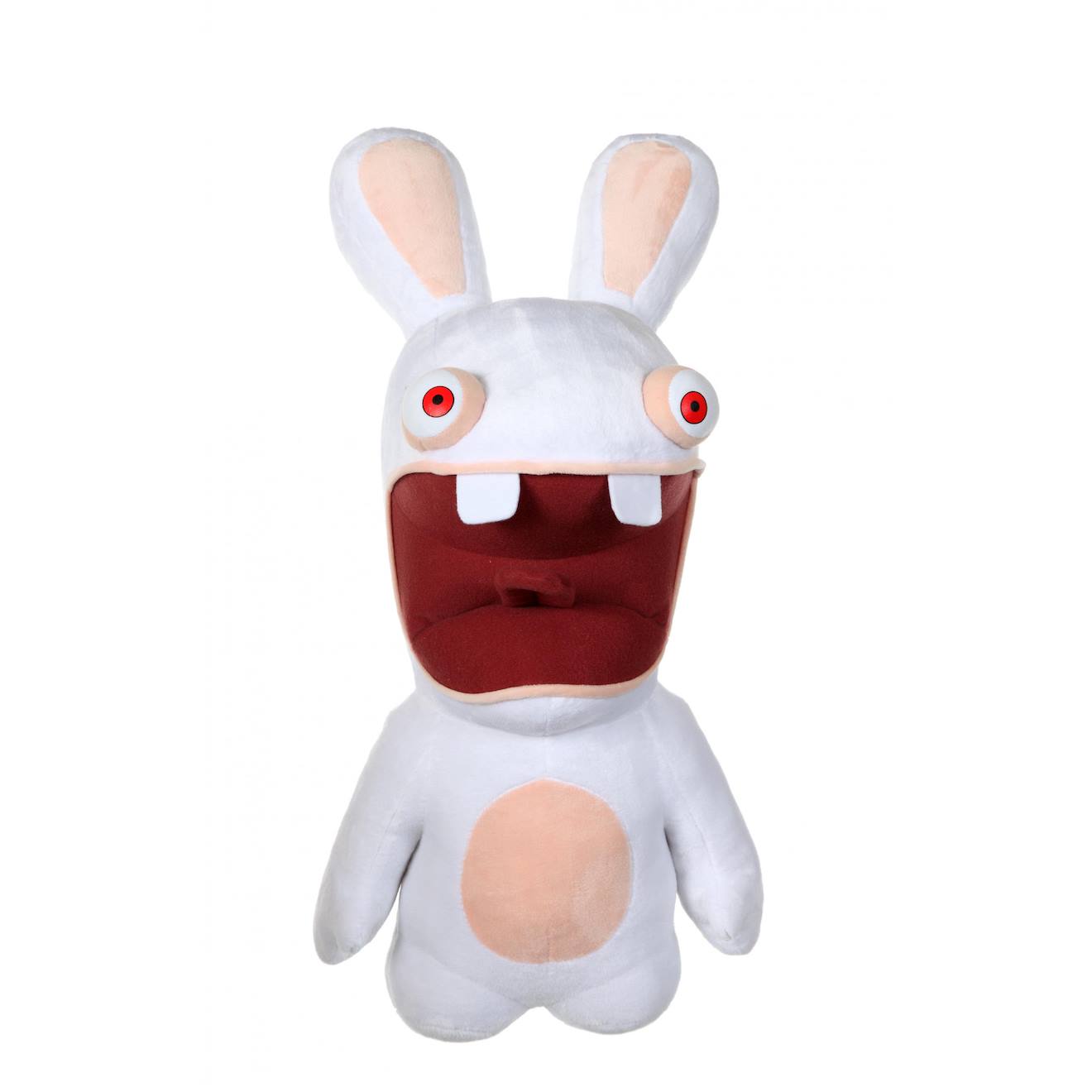 Peluche Géante Lapins Crétins - Peluche - 60 Cm Blanc