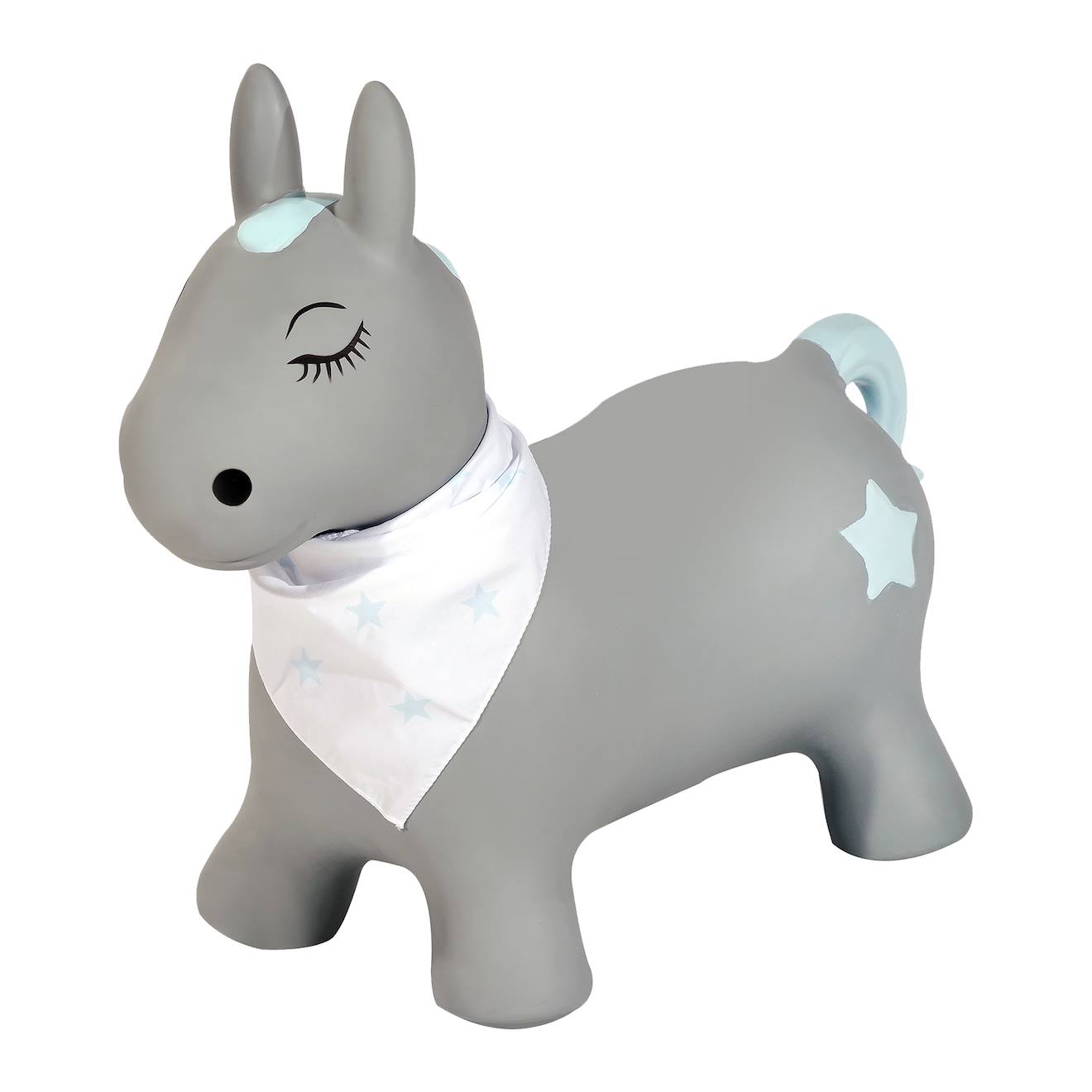 Animal Sauteur Gonflable Gris - Poney