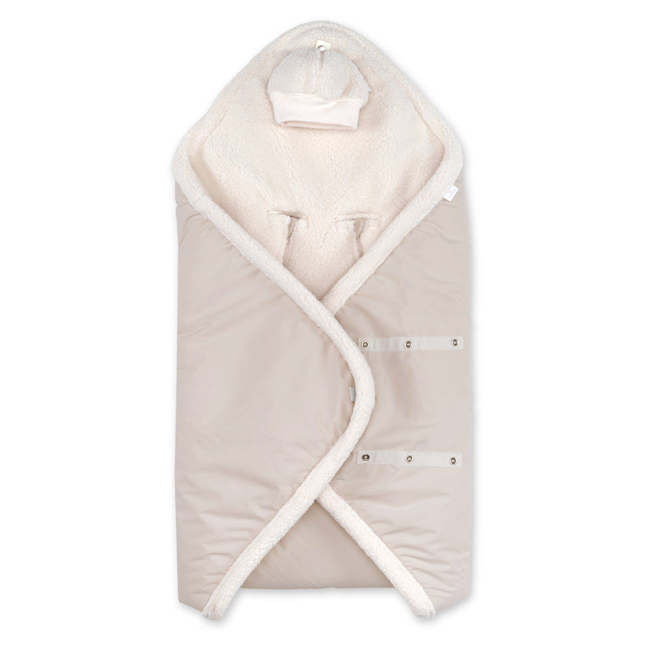 Nid D'ange Bébé Poussette Et Siège Auto Hiver - Pluie Au Chaud Neutral