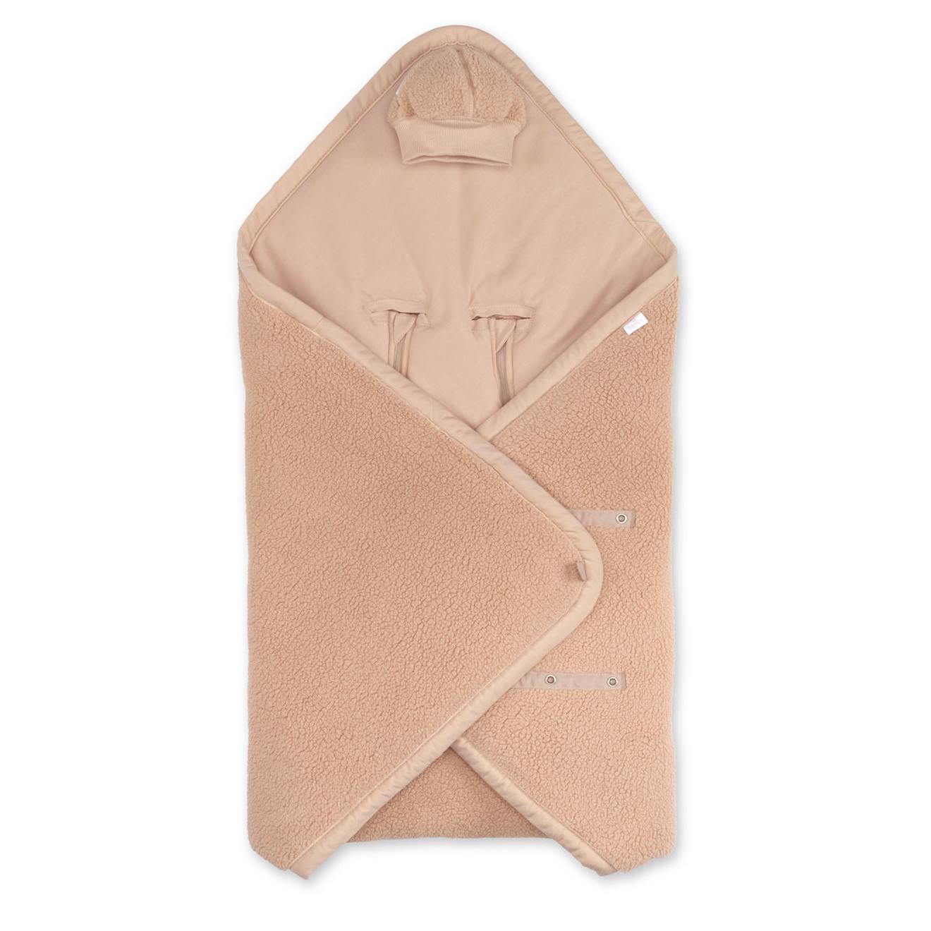 Nid D'ange Biside Ouatiné Hiver - Teddy Chaud Natural (Bemini) - Couverture