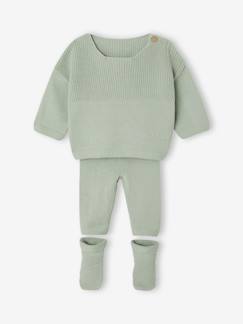 Ensemble bébé garçon tricot 3 pièces  - vertbaudet enfant