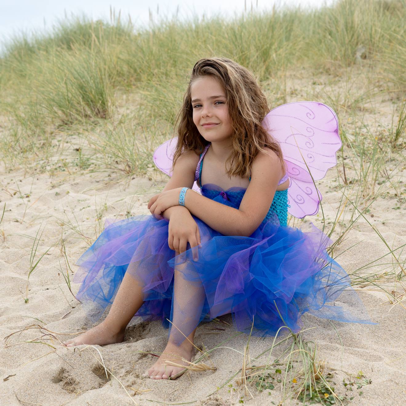 Déguisement Robe Mélusine Bleu, Violet (Pioupiou Et Merveilles) - Couverture