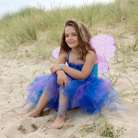 Pioupiou Et Merveilles - Déguisement Robe Mélusine Bleu, Violet