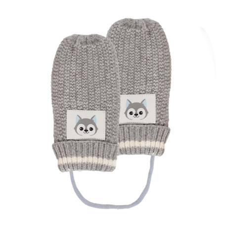 Gants avec patch petit loup  - vertbaudet enfant