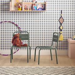 Jouet-Lot de 2 chaises en métal pour enfant