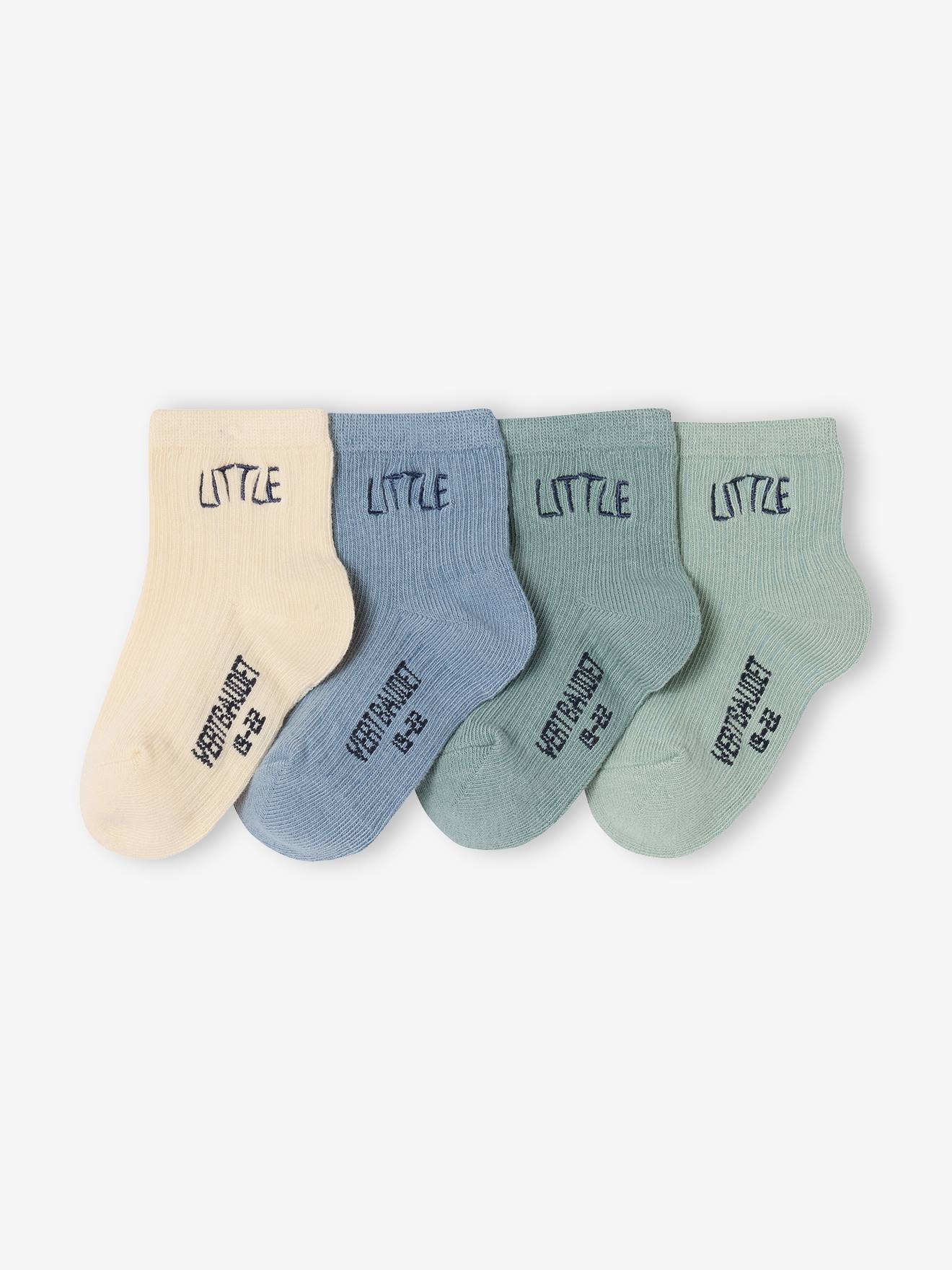 Lot de 4 paires de chaussettes little bb bleu ple 7 €
