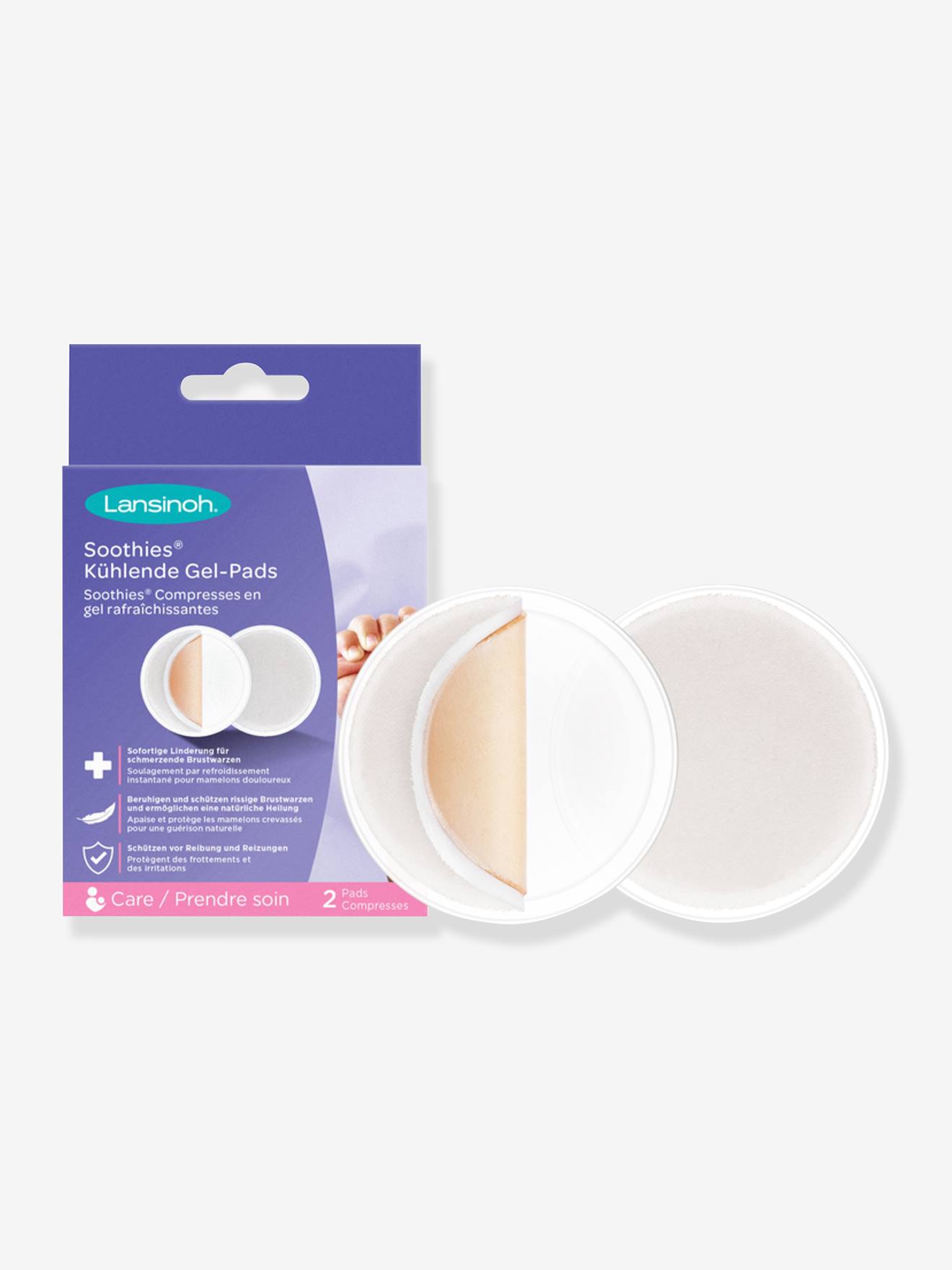 Lot de 2 compresses rafraîchissantes Soothies blanc