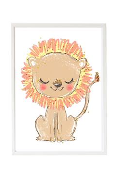 Cadre mural enfant lion  - vertbaudet enfant