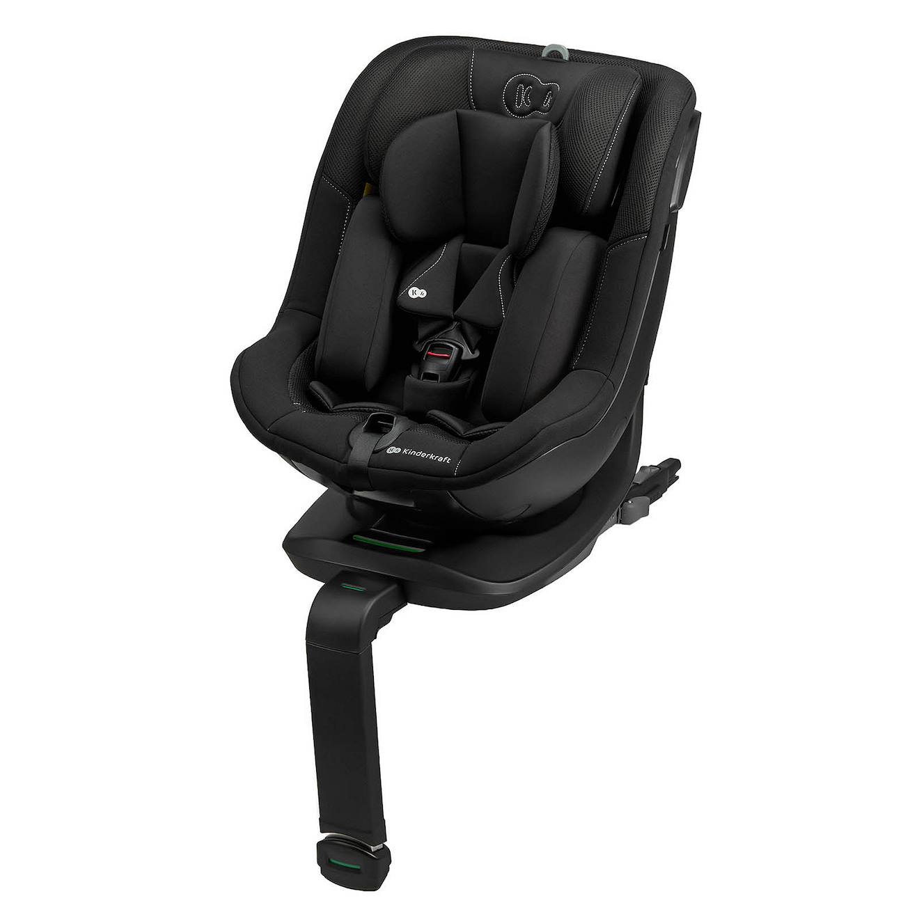 Siège Auto I-size Avec Rotation 360°, Sécurité Renforcée Nouveau Tissu Noir