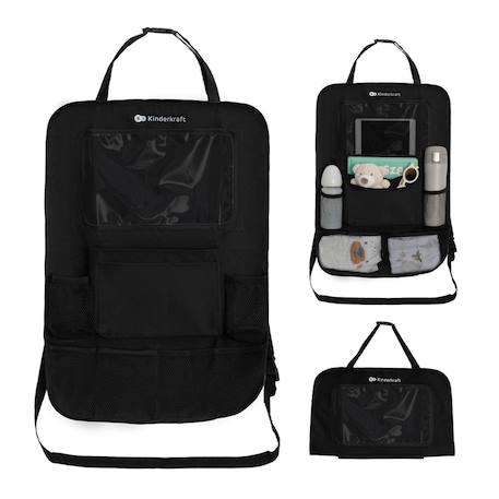 Kinderkraft - Organisateur De Voiture 2 En 1 Noir
