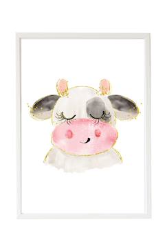 Cadre mural enfant vache  - vertbaudet enfant