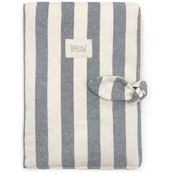 Puériculture-Sac à langer-Protège carnet de santé knot navy jean
