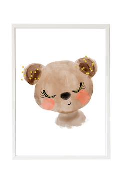 Cadre mural enfant ours  - vertbaudet enfant