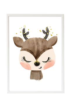 Cadre mural enfant cerf  - vertbaudet enfant
