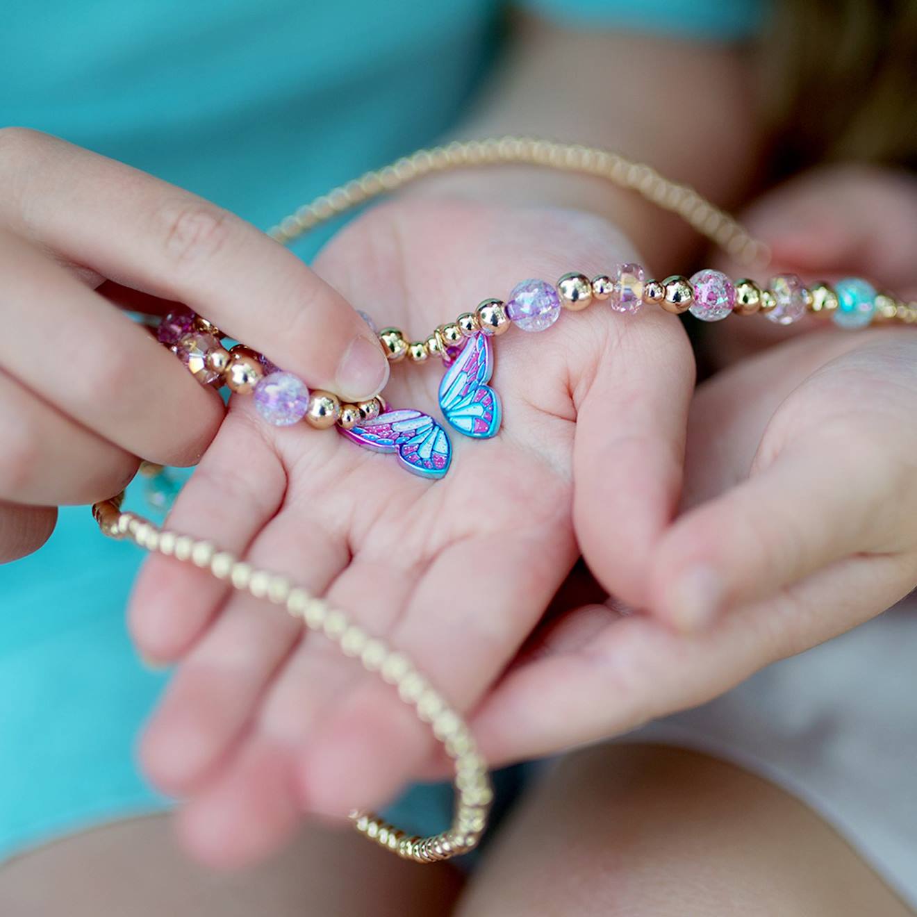 XPEX Ensemble Colliers Et Bracelets Papillon Amitié BFF Pour 2 - Cadeau Meilleures Amies