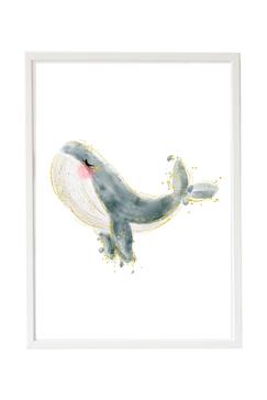 Cadre mural enfant baleine  - vertbaudet enfant