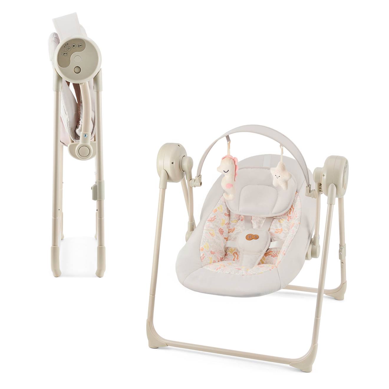 Balancelle Transat Électrique Pour Bébé Beige
