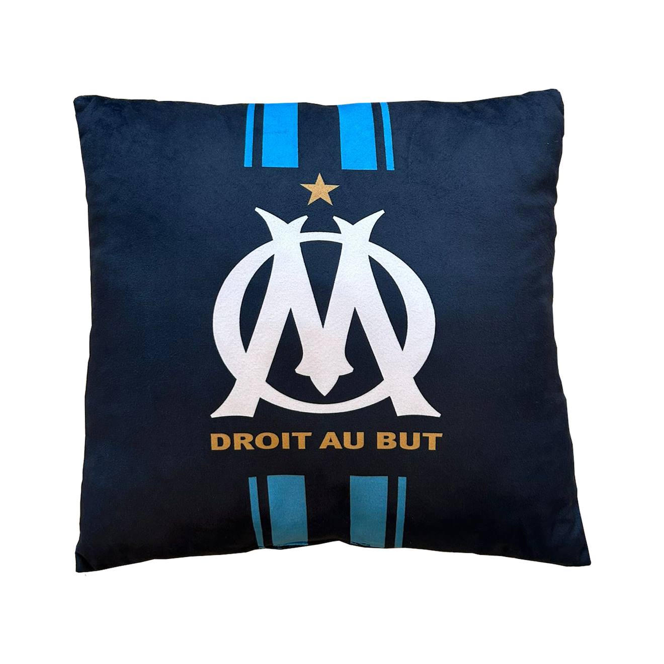 Coussin Imprimé 100% Polyester, Om Velbo Bleu
