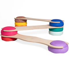 Jouet-Premier âge-Lot de 3 planches d'équilibre compatibles stapelstein