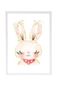 Cadre mural enfant lapin  - vertbaudet enfant
