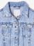 Veste jean fille bleu clair+bleu moyen 4 - vertbaudet enfant 