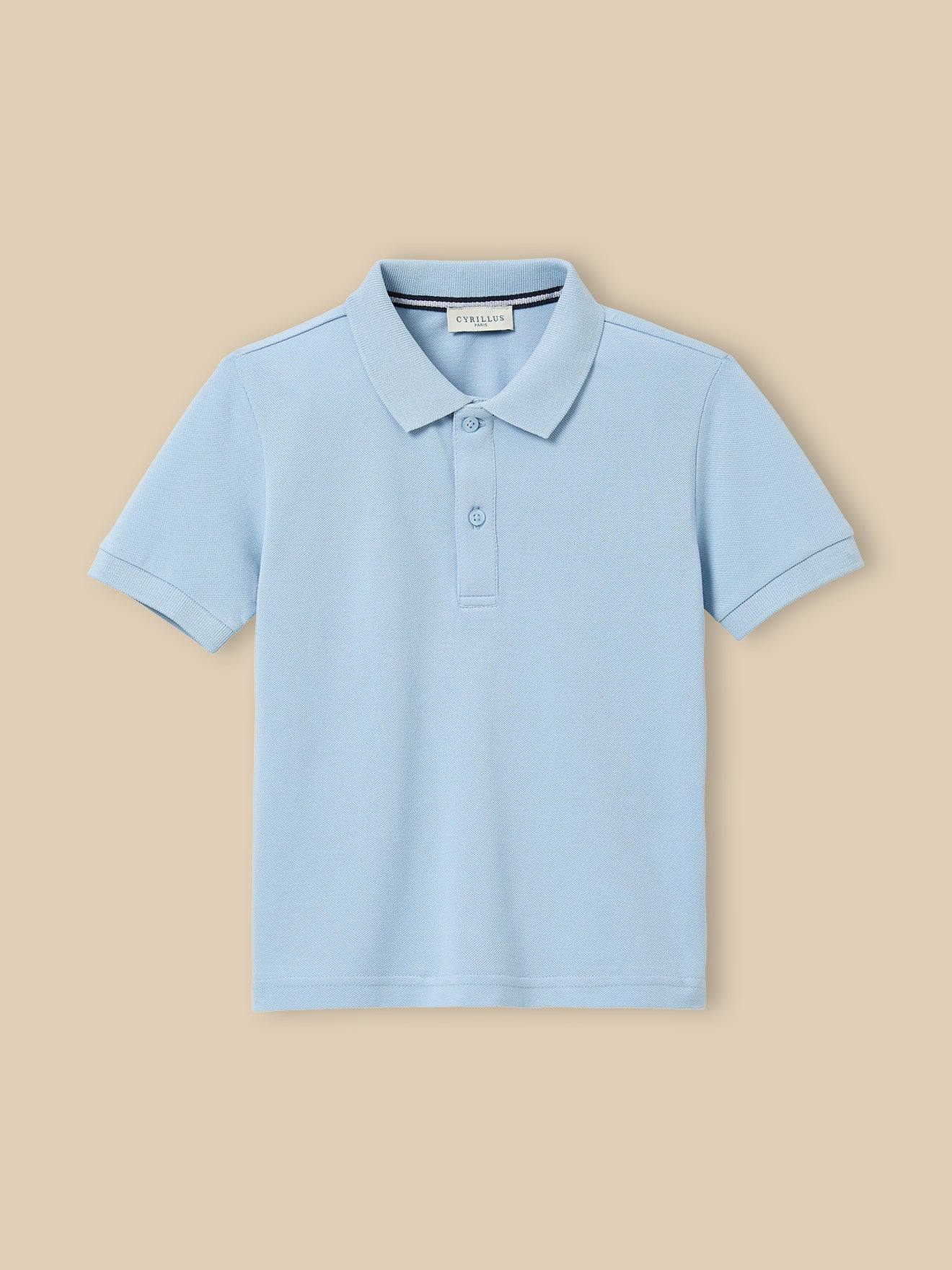 Polo Garon En Coton Bio Ciel 18 €