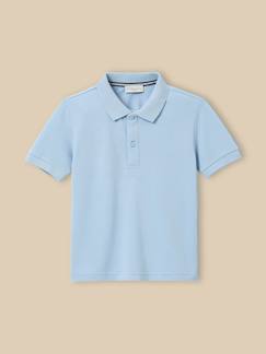 Polo garçon en coton bio  - vertbaudet enfant