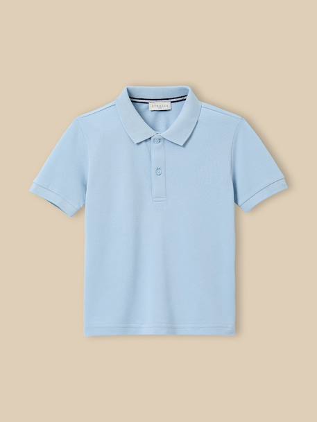 Polo garçon en coton bio  - vertbaudet enfant