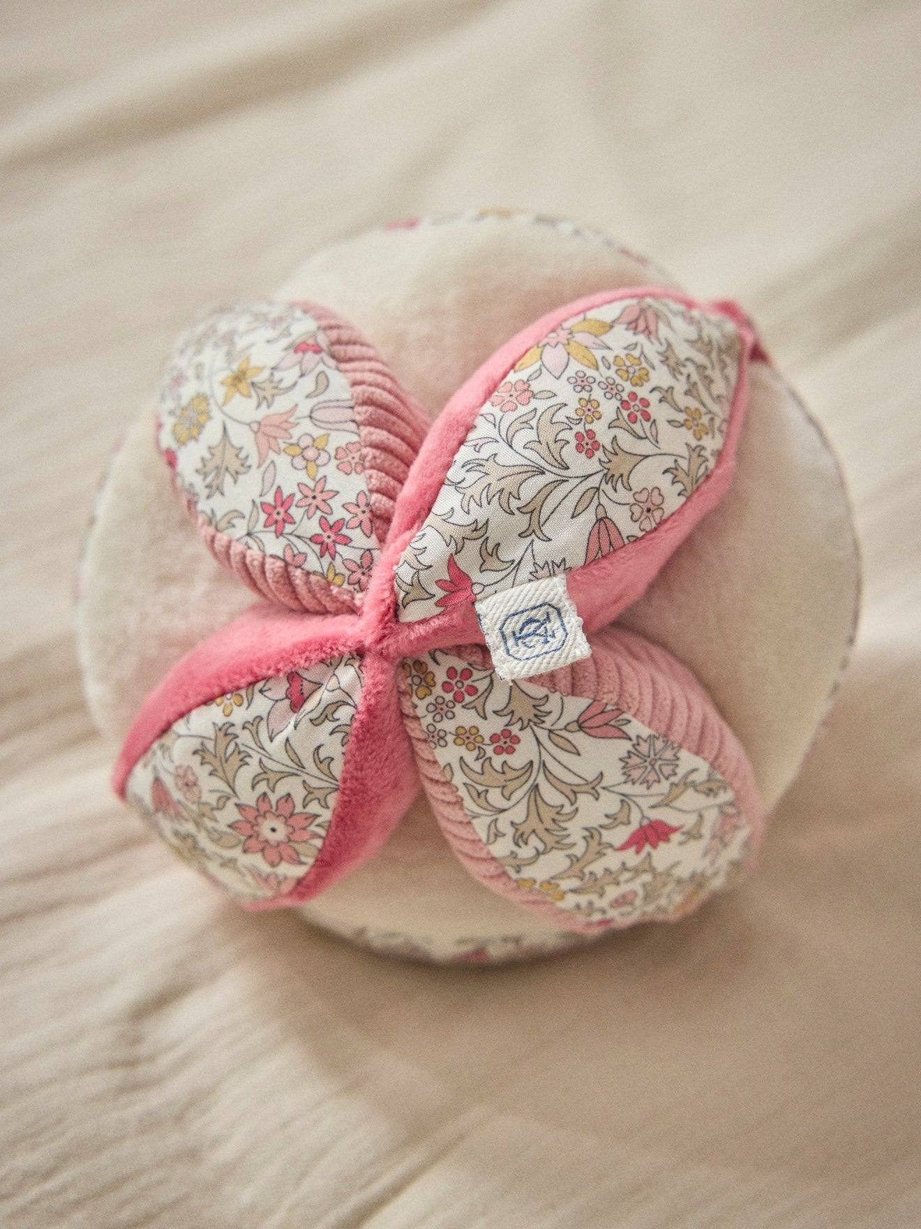 Balle D'éveil En Velours Et Tissu Liberty Liberty Godington Park (Cyrillus) - Image 1