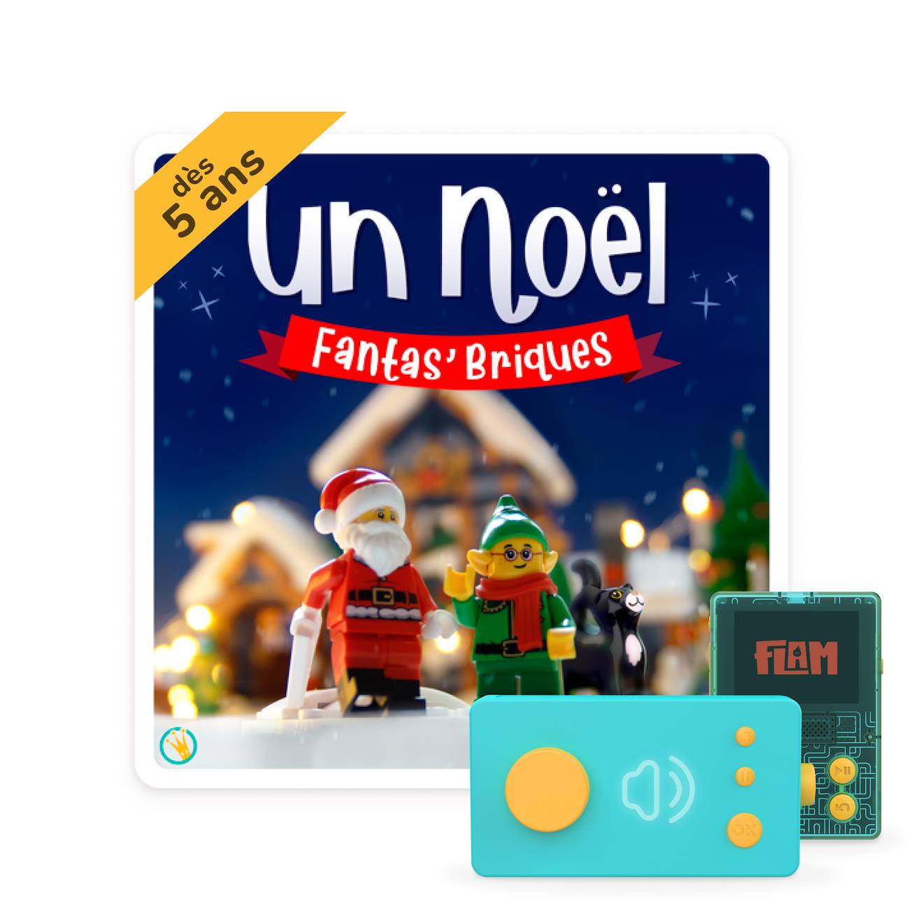 Livre Audio Interactif– Noël Fantas’briques Multicolore
