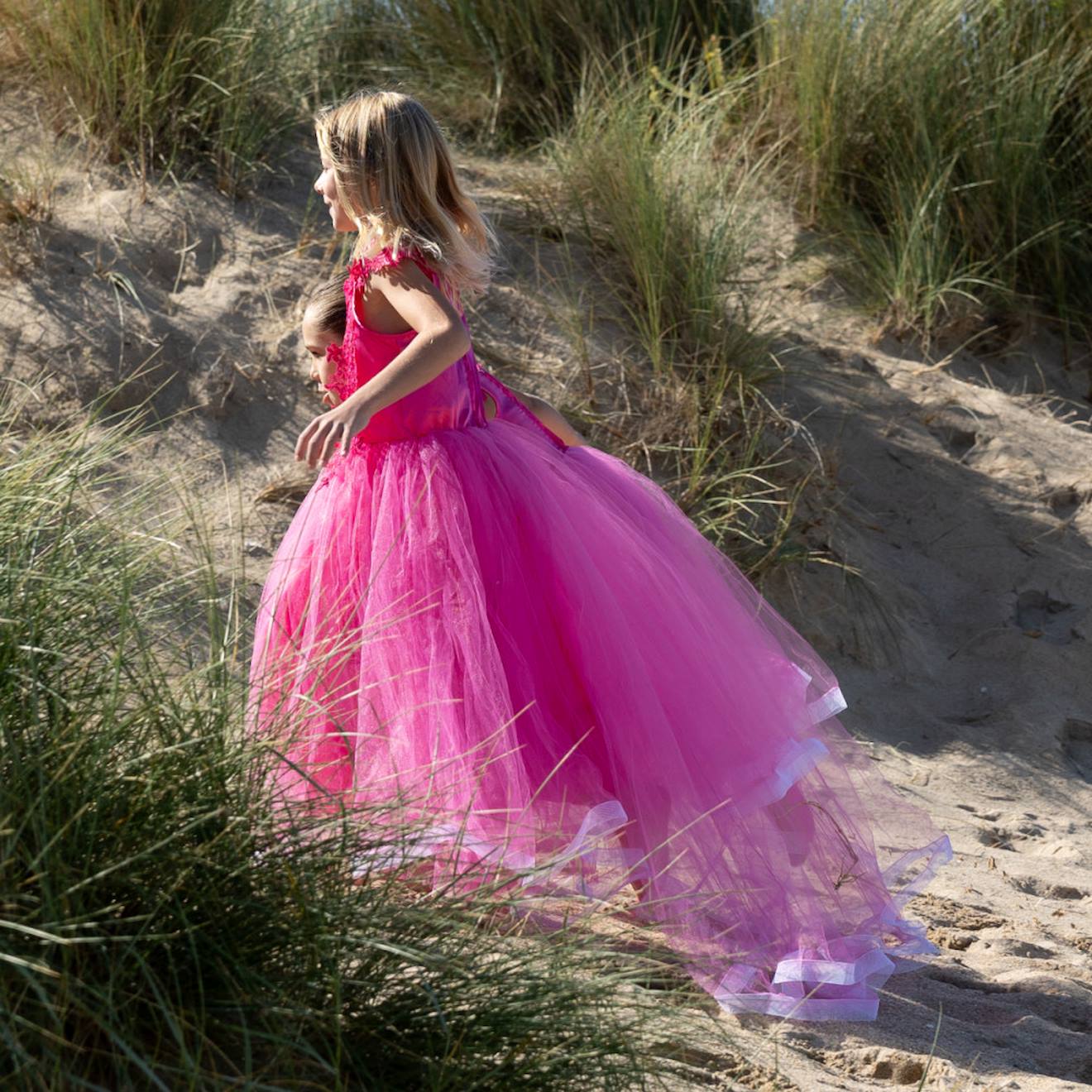 Déguisement Enfant Robe Rose Rose Fuchsia (Pioupiou Et Merveilles) - Image 2