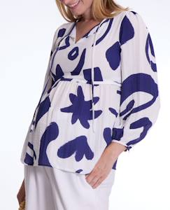 Vêtements de grossesse-Chemisier, tunique-Blouse de grossesse et d'allaitement corfou