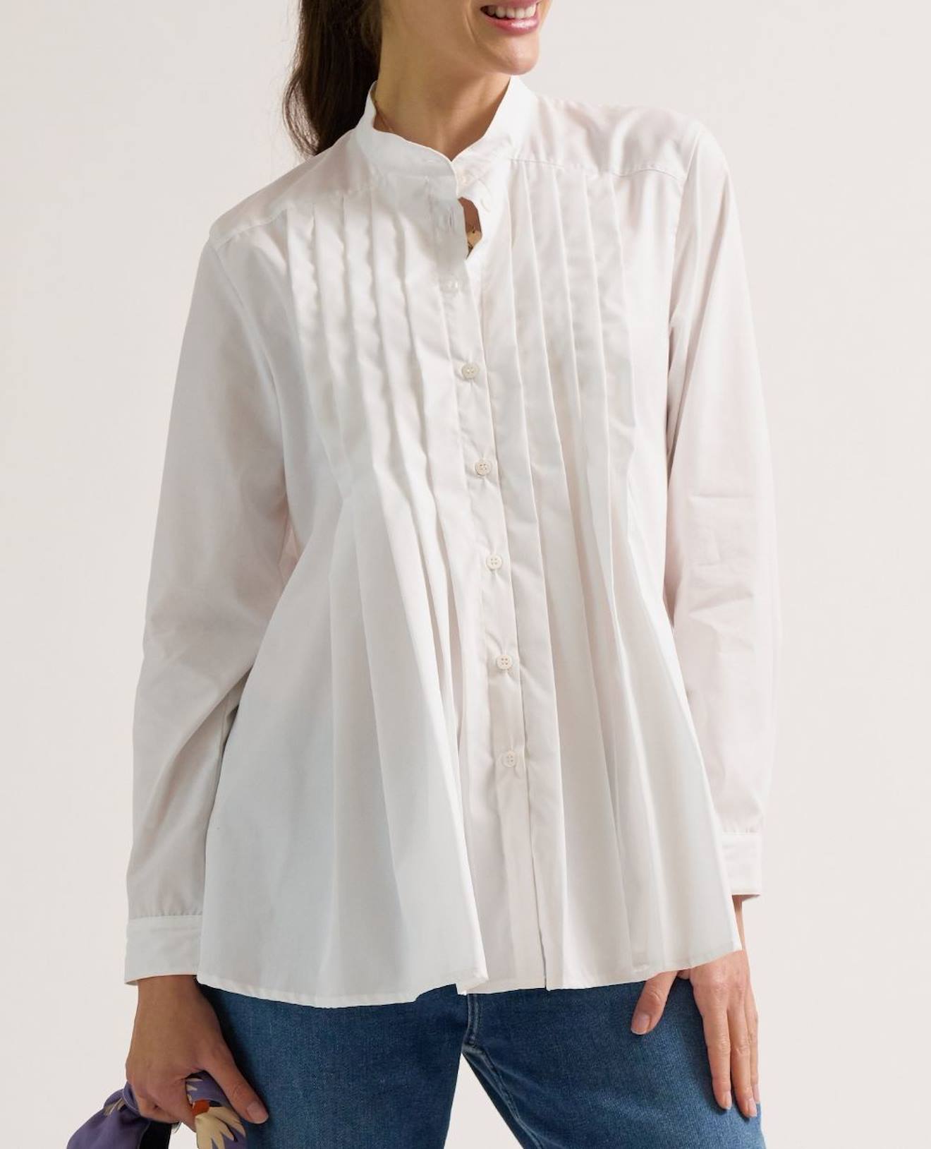 Chemise De Grossesse Et Allaitement Ika - Blanc Blanc
