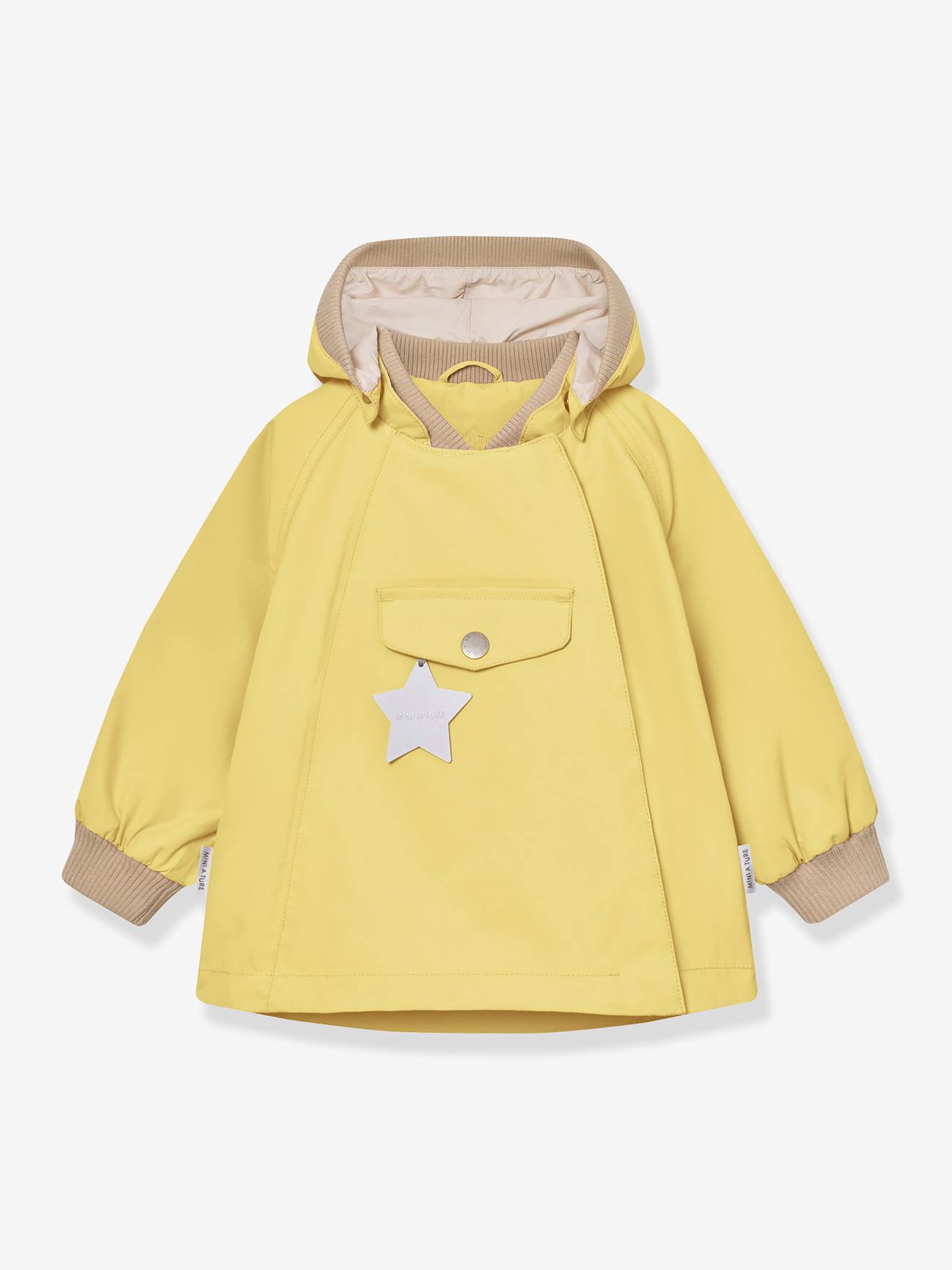 Veste mi-saison bébé fille MATWAI jaune