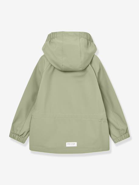 Veste softshell à capuche bébé coupe-vent et déperlante MATADEN MINI A TURE menthe+vert 6 - vertbaudet enfant 
