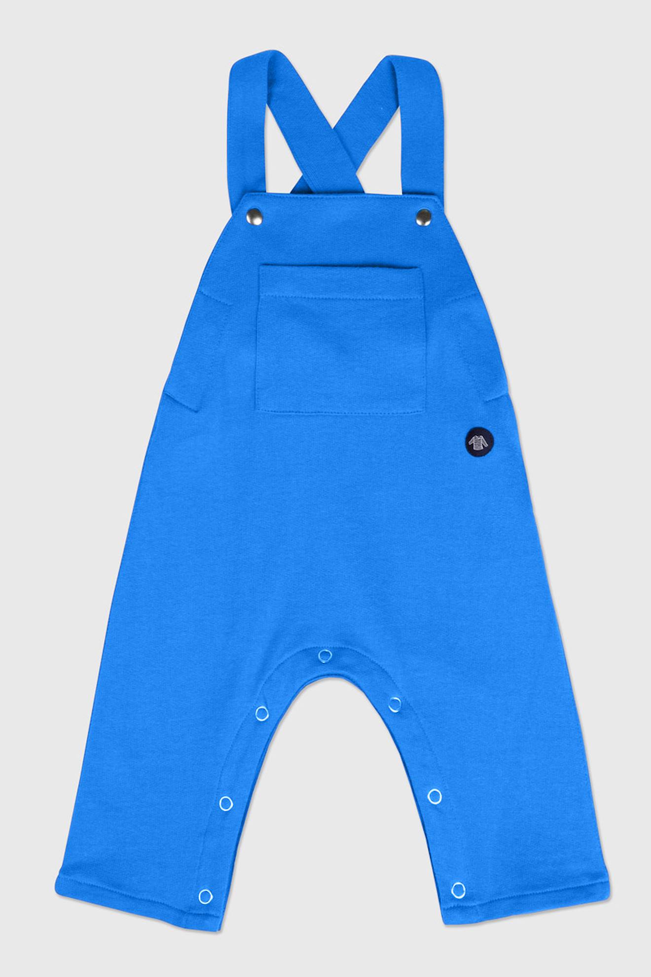 Salopette Molletonne En Coton Bb Blue Saphir 49 €