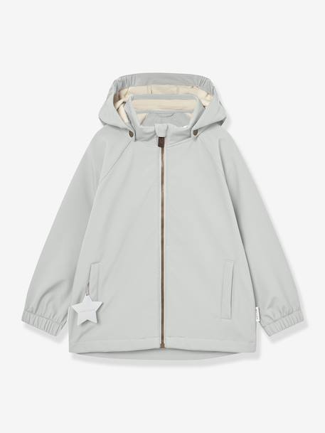 Veste softshell à capuche bébé coupe-vent et déperlante MATADEN MINI A TURE menthe+vert 1 - vertbaudet enfant 