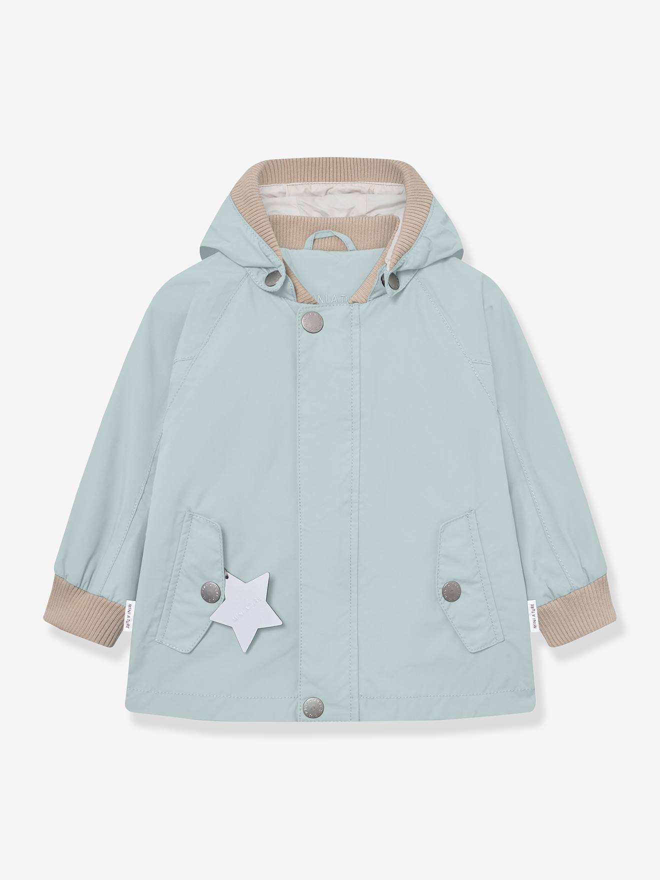 Veste mi-saison bébé MATWALLY bleu clair