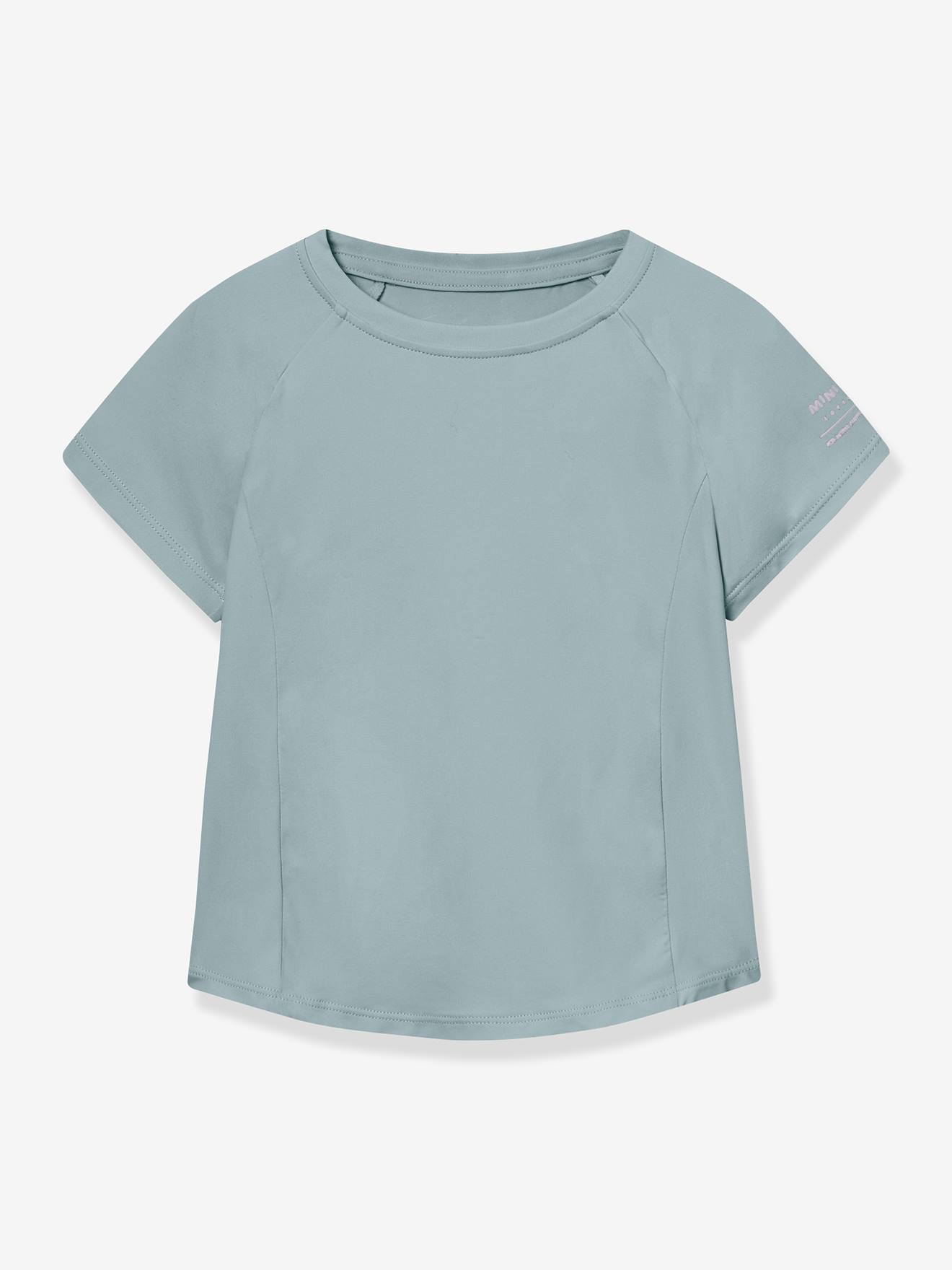 T-shirt fonctionnel MATLOIS avec effet rafraîchissant bleu ardoise