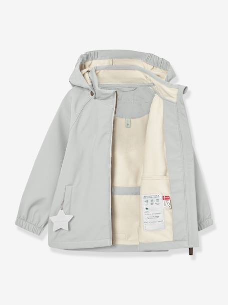 Veste softshell à capuche bébé coupe-vent et déperlante MATADEN MINI A TURE menthe+vert 2 - vertbaudet enfant 