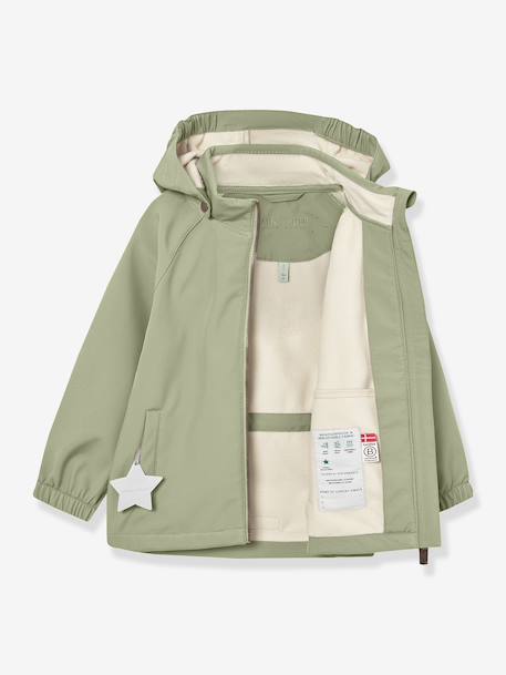 Veste softshell à capuche bébé coupe-vent et déperlante MATADEN MINI A TURE menthe+vert 5 - vertbaudet enfant 