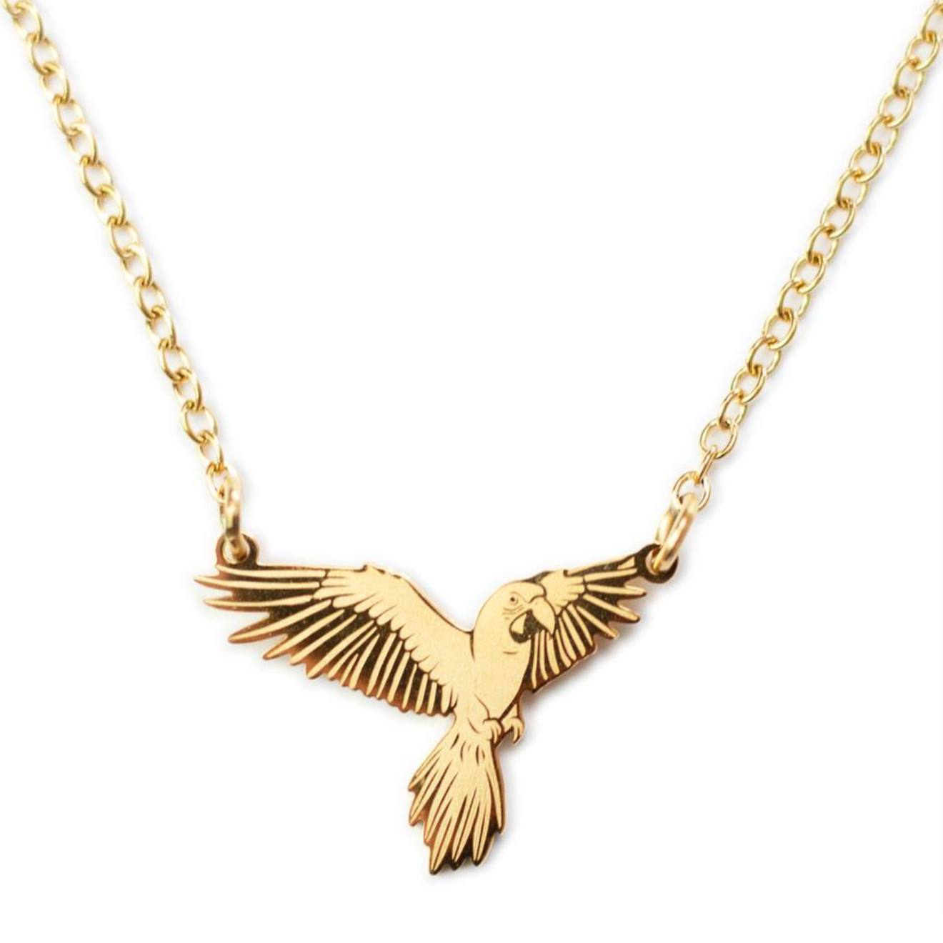 Collier Enfant Pendentif Animal Plaqué Or Doré