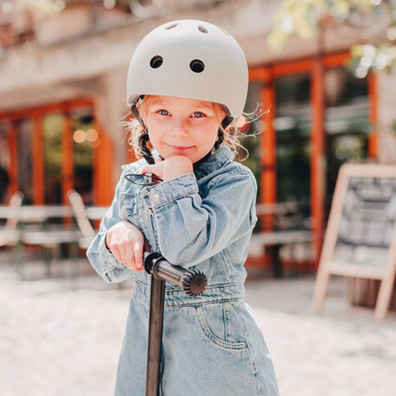 Casque Beige, Gris (Scoot And Ride) - Image 2