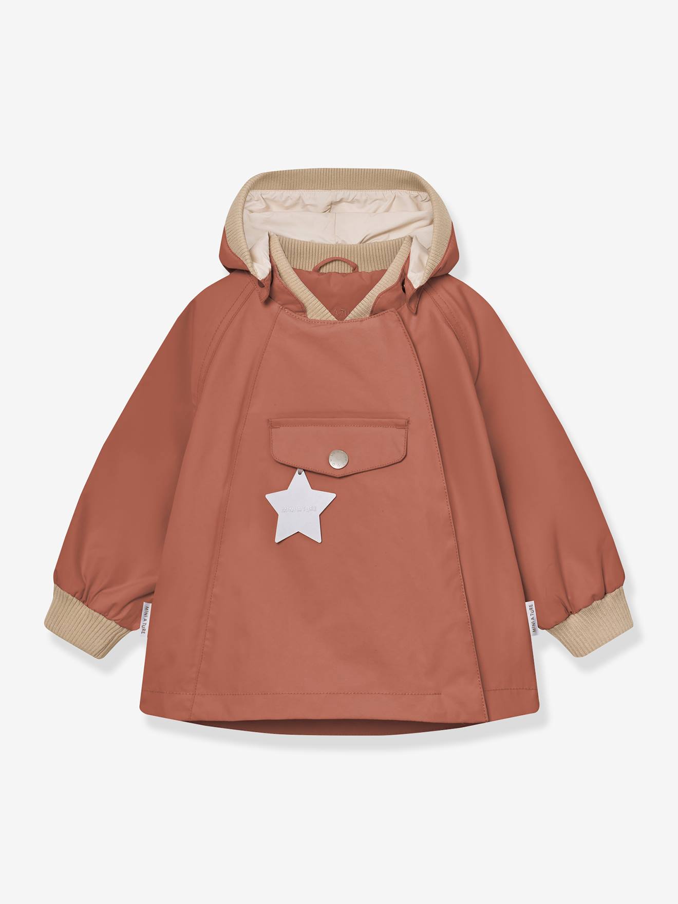 Veste mi-saison bébé fille MATWAI brun