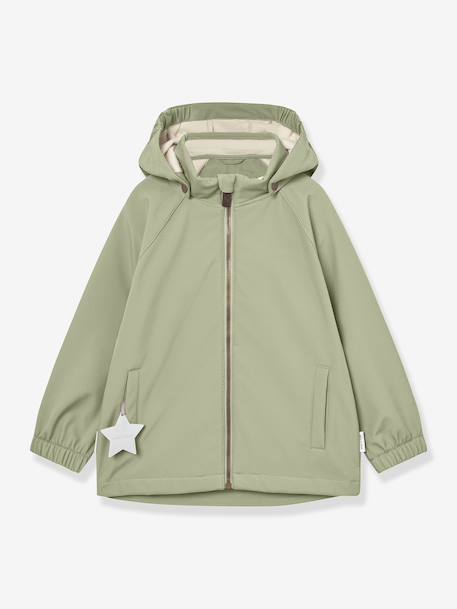 Veste softshell à capuche bébé coupe-vent et déperlante MATADEN MINI A TURE menthe+vert 4 - vertbaudet enfant 