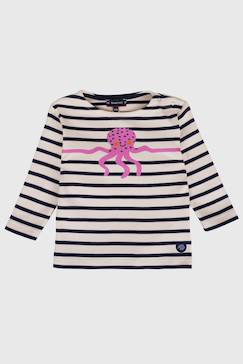 -Marinière en coton léger bébé ocean