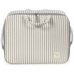 -Valise de maternité botton rayures